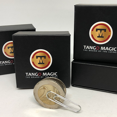 Magnetic Flipper Coin (2 Euro) by Tango- Trick (E0034)